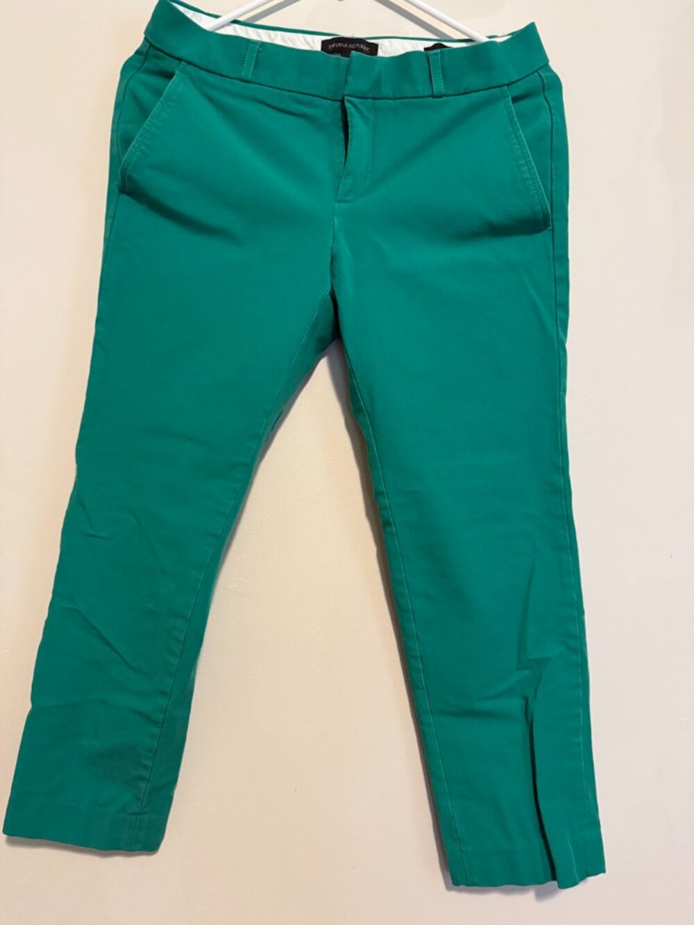 Banana Republic Green Ryan Fit Slim Straight Dress Pants | 4S